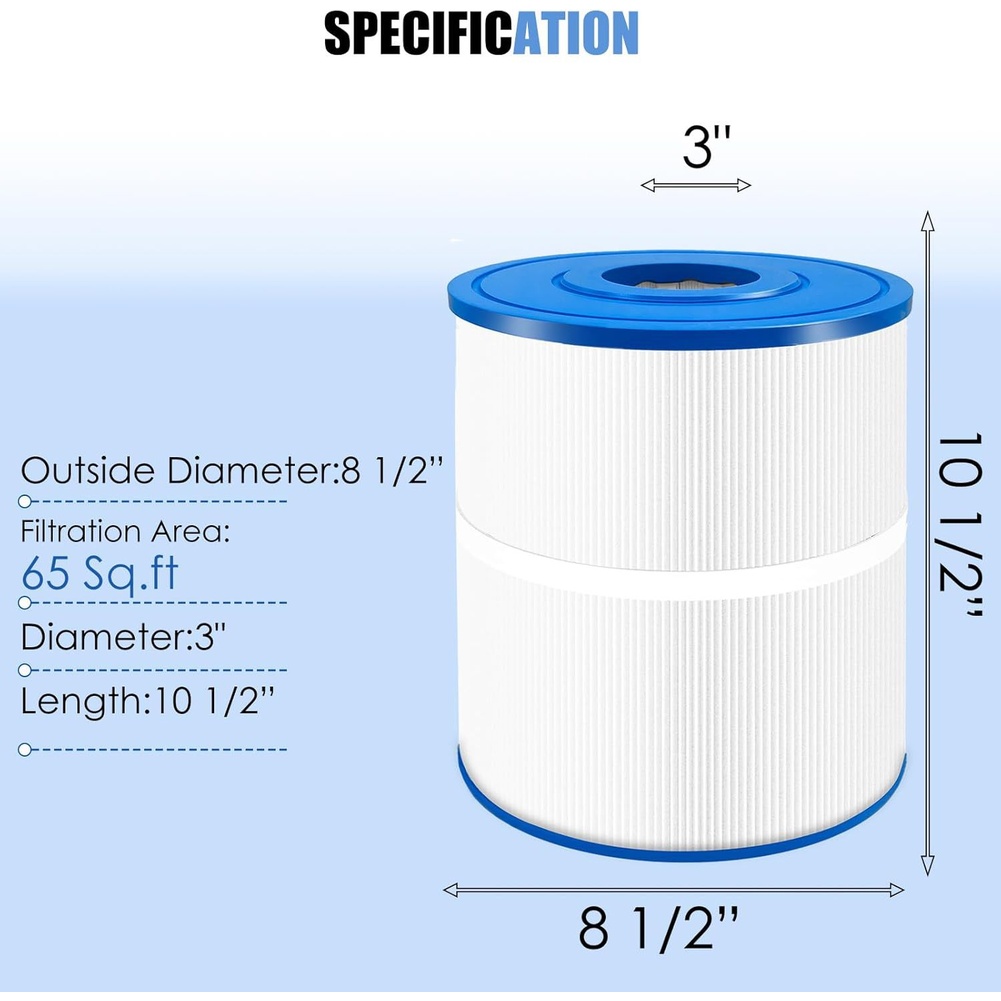 Relax - Spa & Wellness - PWK65 Spa Filter Cartridge Replacement PET