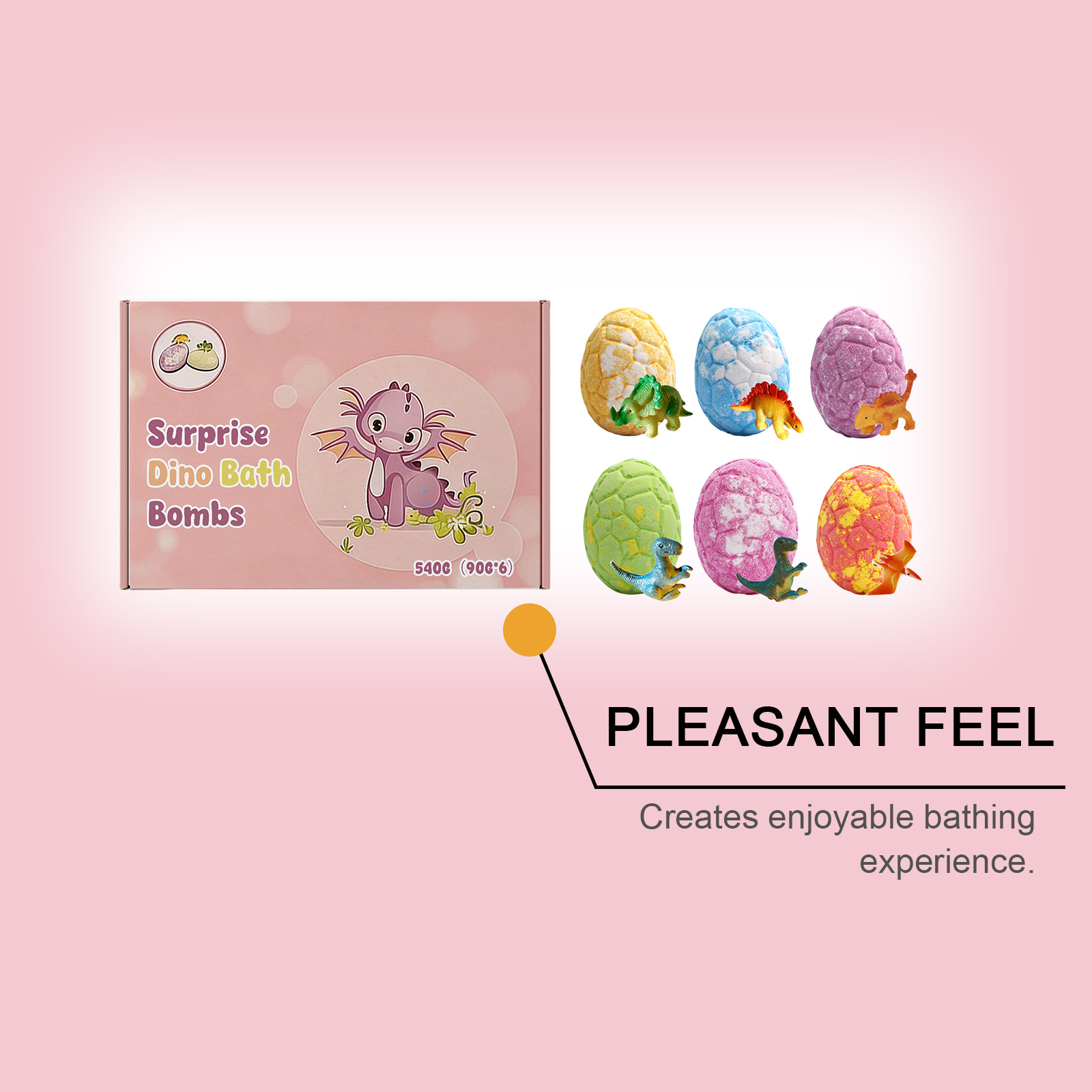 Dinosaur Egg Bath Bombs for Ki - Relax - Spa & Wellness recension och pris