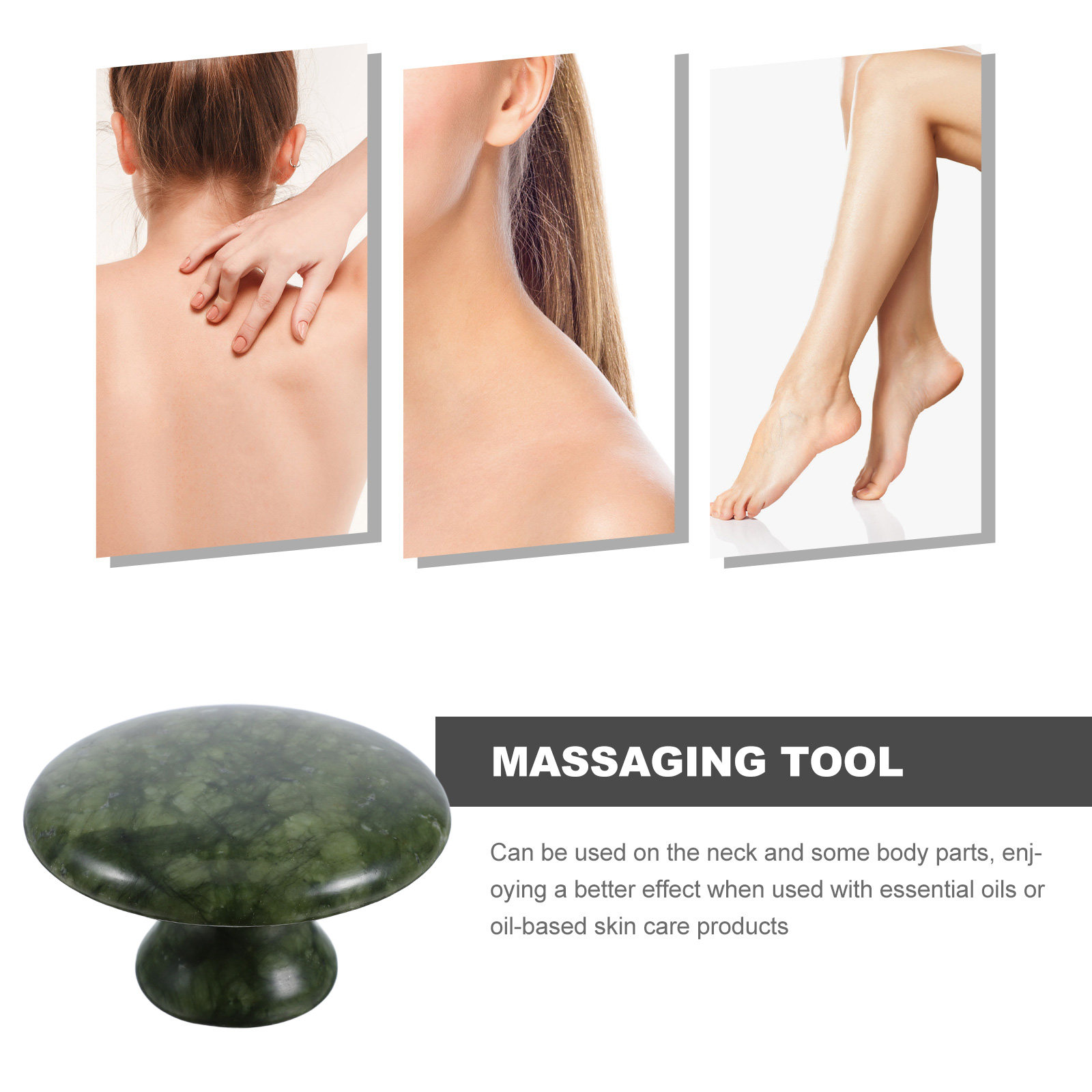Mushroom Shaped Jade Massage S - Relax - Spa & Wellness recension och pris