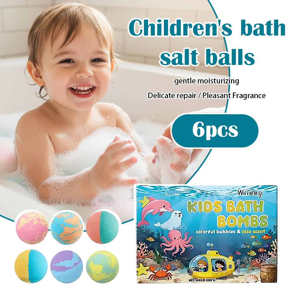 6Pcs Kids Bubble Bath Bombs Se - Relax - Spa & Wellness recension och pris
