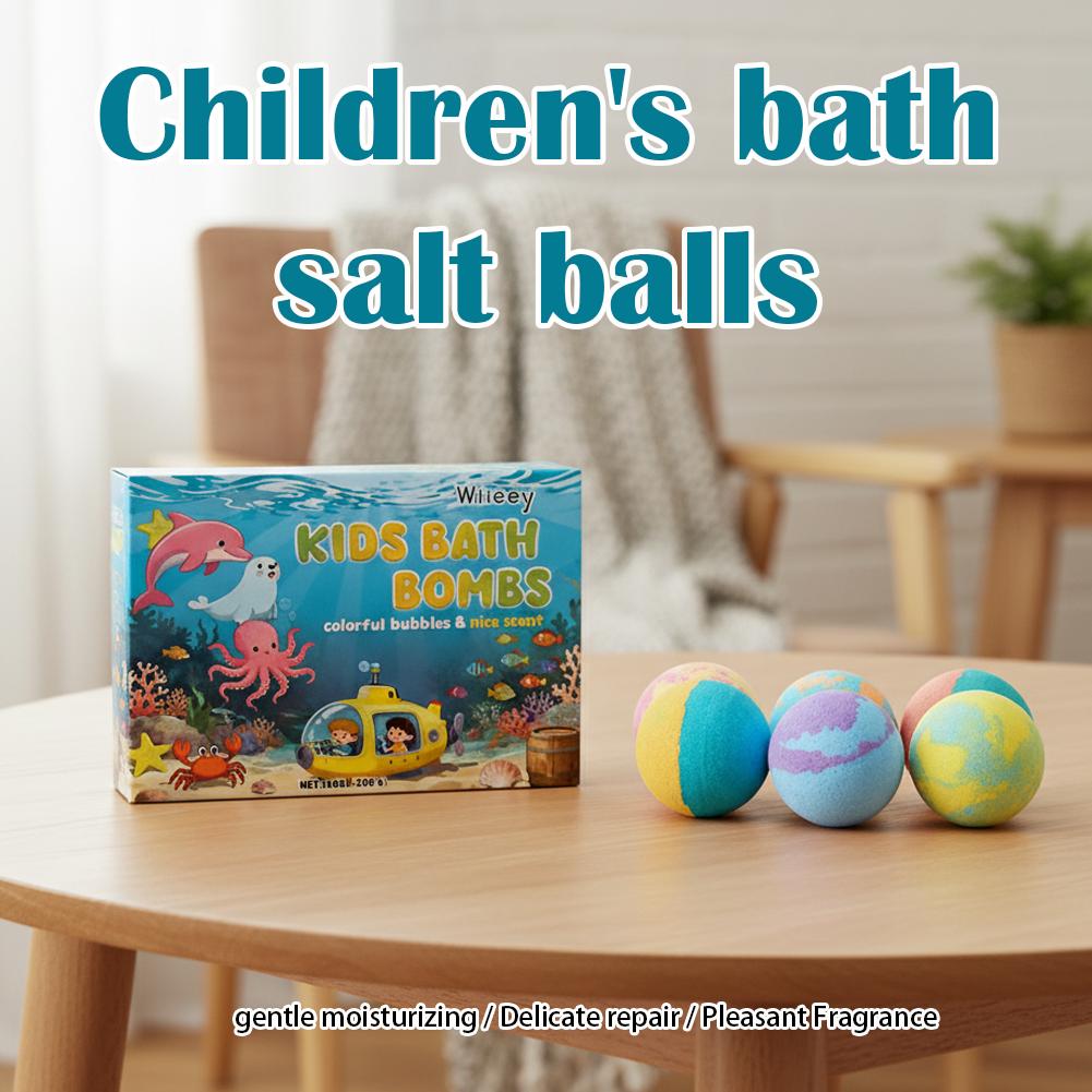 6Pcs Kids Bubble Bath Bombs Se - Relax - Spa & Wellness recension och pris