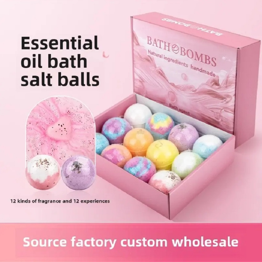 Bath Bombs 12Pcs/Box Organic & - Relax - Spa & Wellness recension och pris
