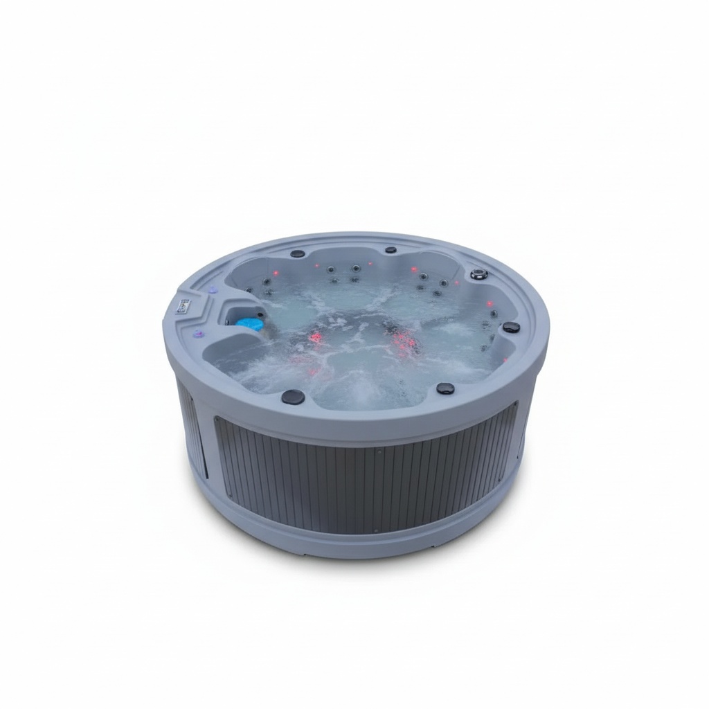 7 Person Hot Tub, Round Massag - Relax - Spa & Wellness recension och pris